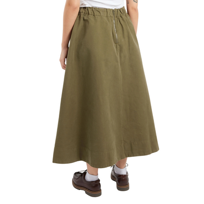 EAT DUST || G.o.D. MEADOW SKIRT DARK OLIVE
