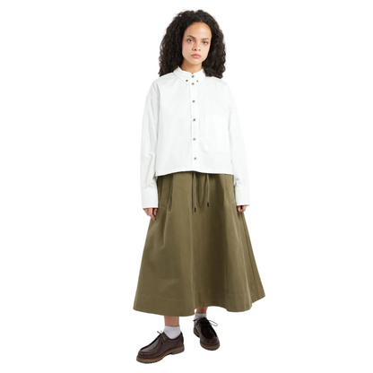 EAT DUST || G.o.D. MEADOW SKIRT DARK OLIVE