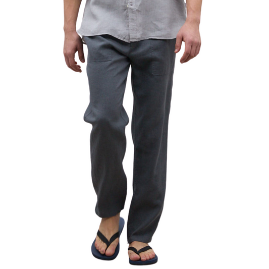 ECOALF || ETHICALF LINEN PANTS IRON