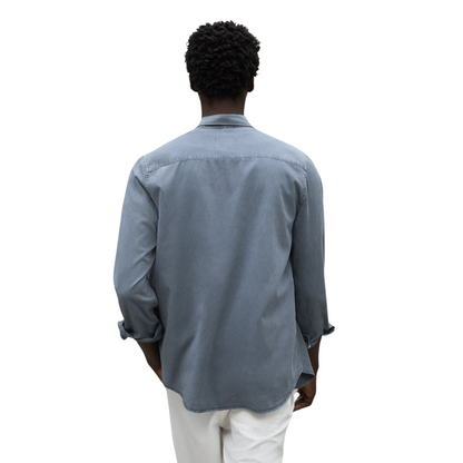 ECOALF || CARLOSALF SHIRT MAN GREY BLUE