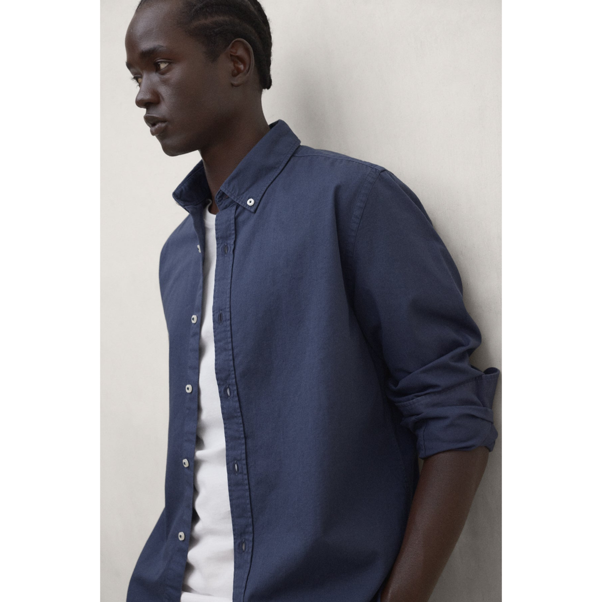 ECOALF || ANTEJO SHIRT MAN STEEL BLUE