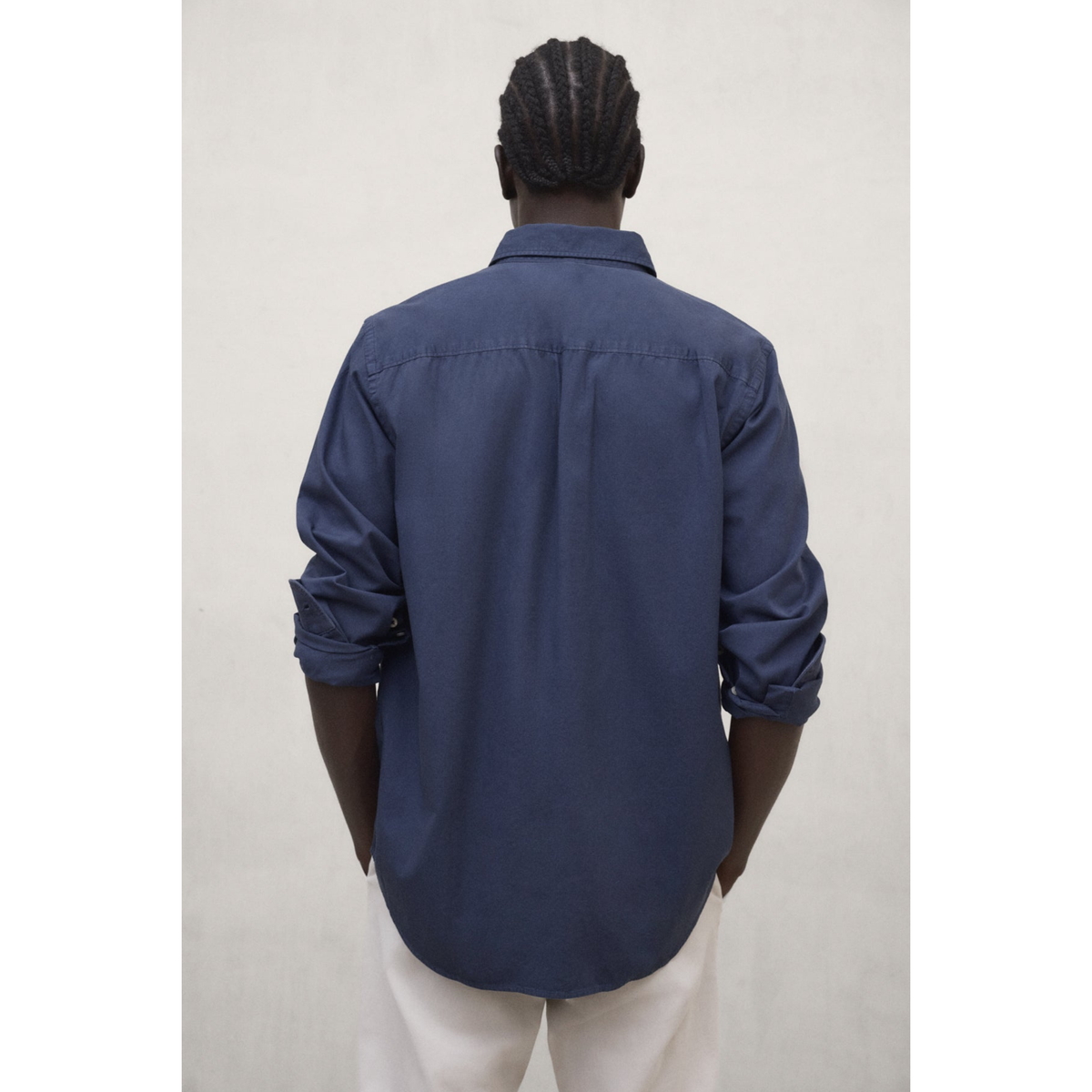 ECOALF || ANTEJO SHIRT MAN STEEL BLUE