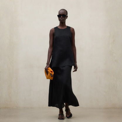 ECOALF || BETH SKIRT WOMAN BLACK