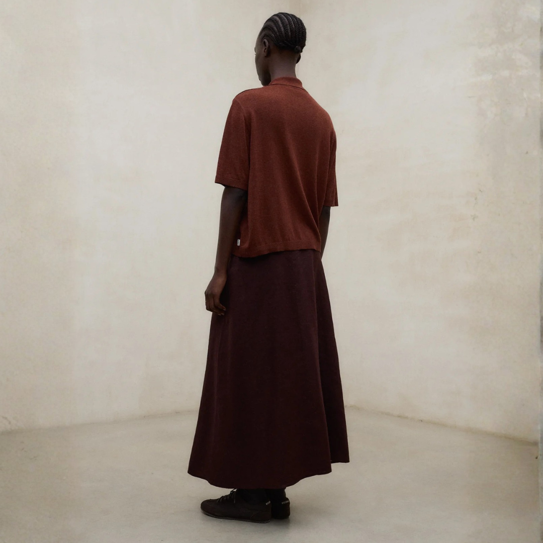 ECOALF || BETH SKIRT WOMAN COCOA