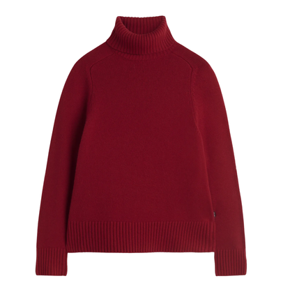 ECOALF || CAQUI KNIT WOMAN CRIMSON RED