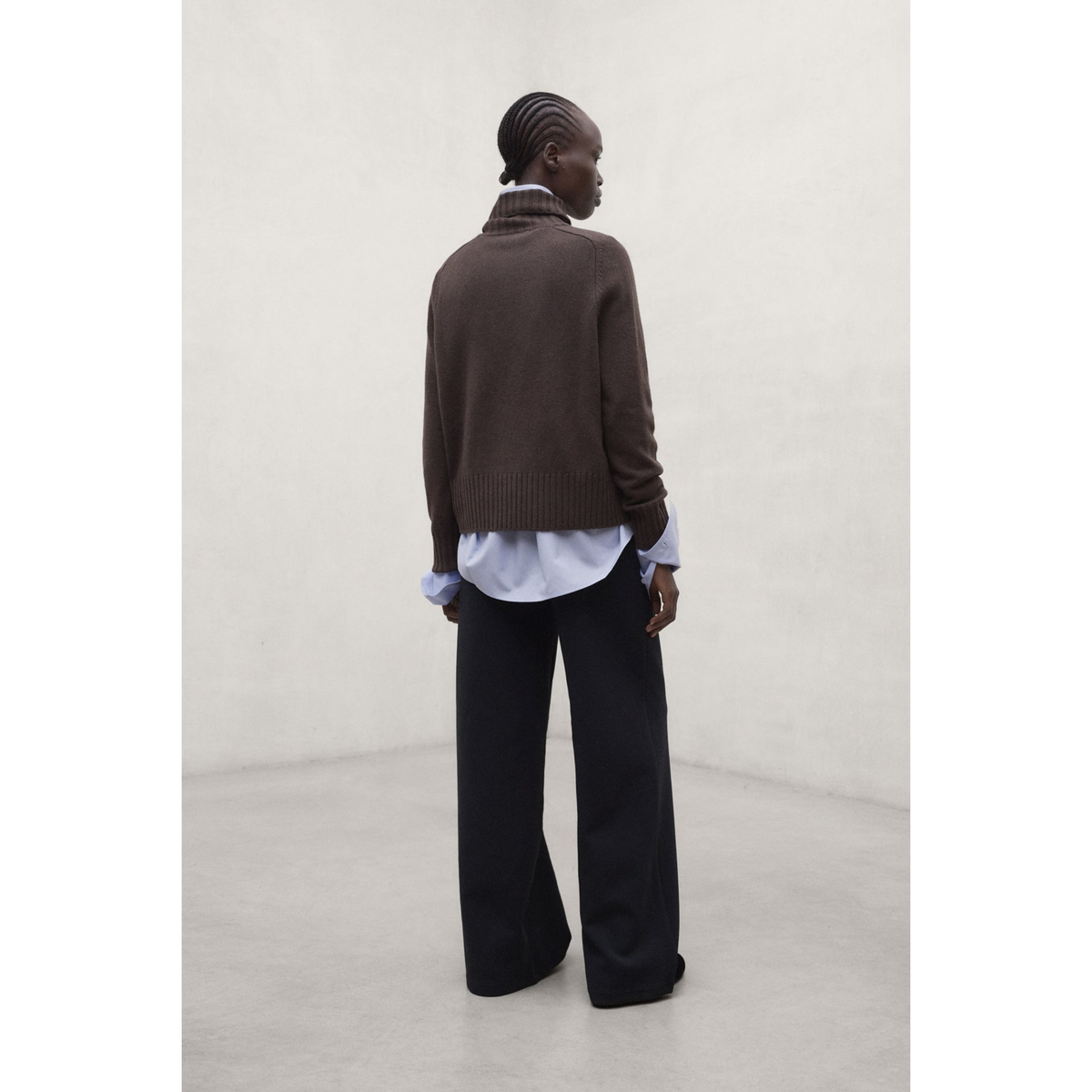 ECOALF || CAQUI KNIT WOMAN DARK CHOCOLATE