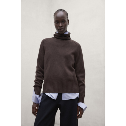 ECOALF || CAQUI KNIT WOMAN DARK CHOCOLATE
