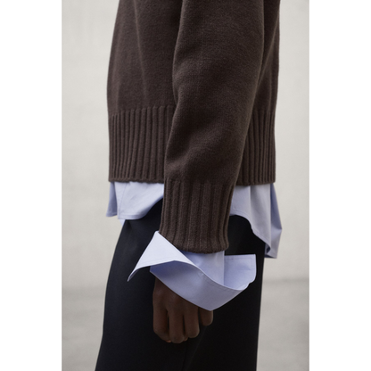 ECOALF || CAQUI KNIT WOMAN DARK CHOCOLATE
