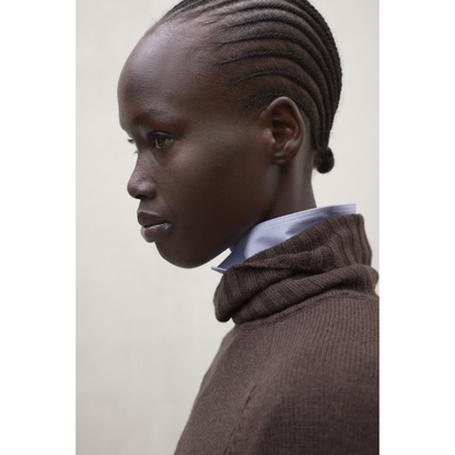 ECOALF || CAQUI KNIT WOMAN DARK CHOCOLATE