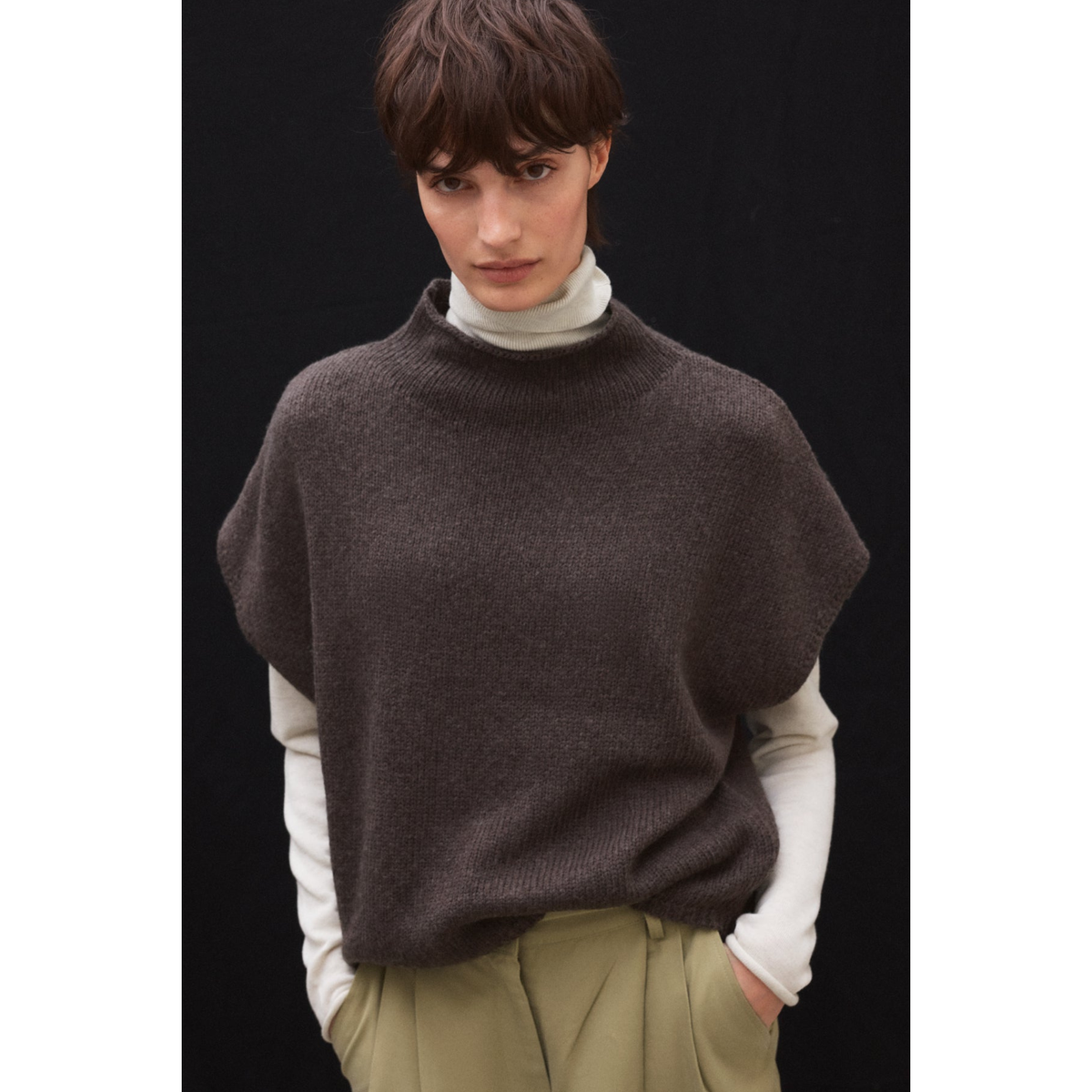 ECOALF || CASTELLY KNIT DARK CHOCOLATE WOMAN