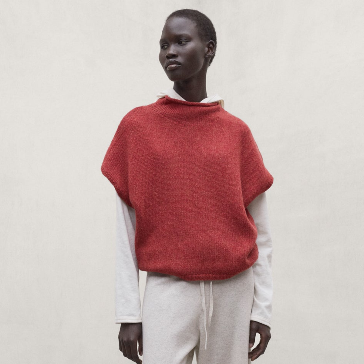 ECOALF || CASTELLY KNIT DARK ORANGE WOMAN