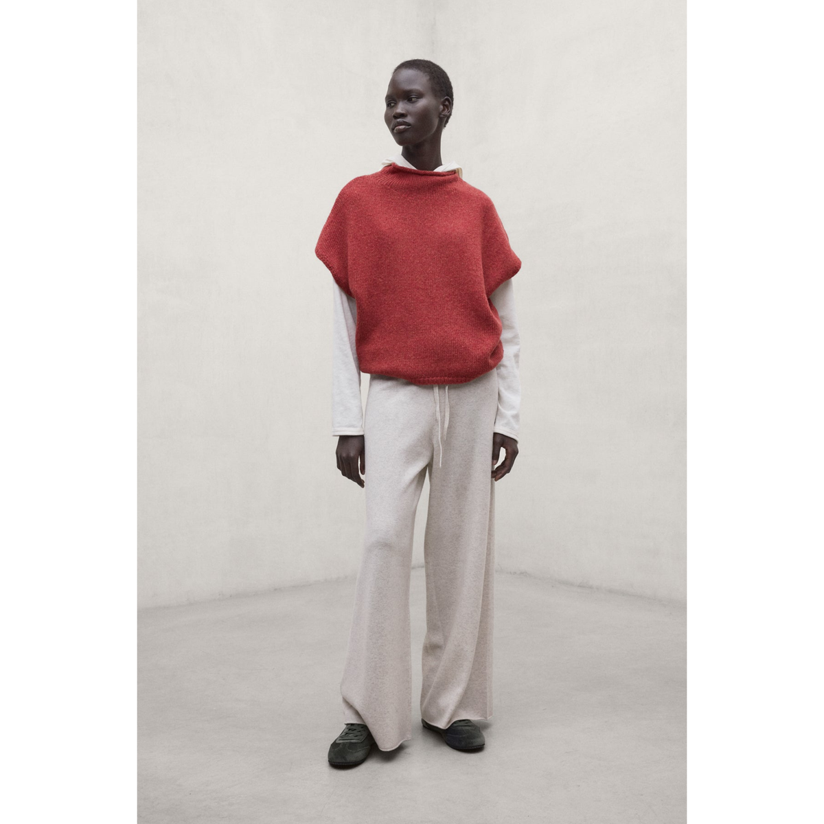 ECOALF || CASTELLY KNIT DARK ORANGE WOMAN