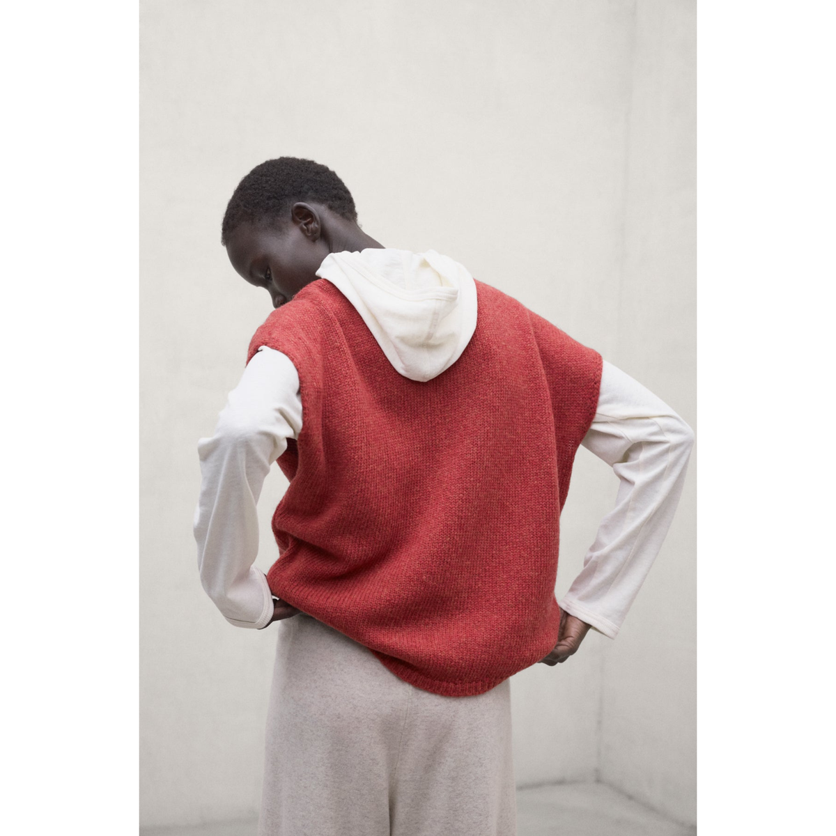 ECOALF || CASTELLY KNIT DARK ORANGE WOMAN