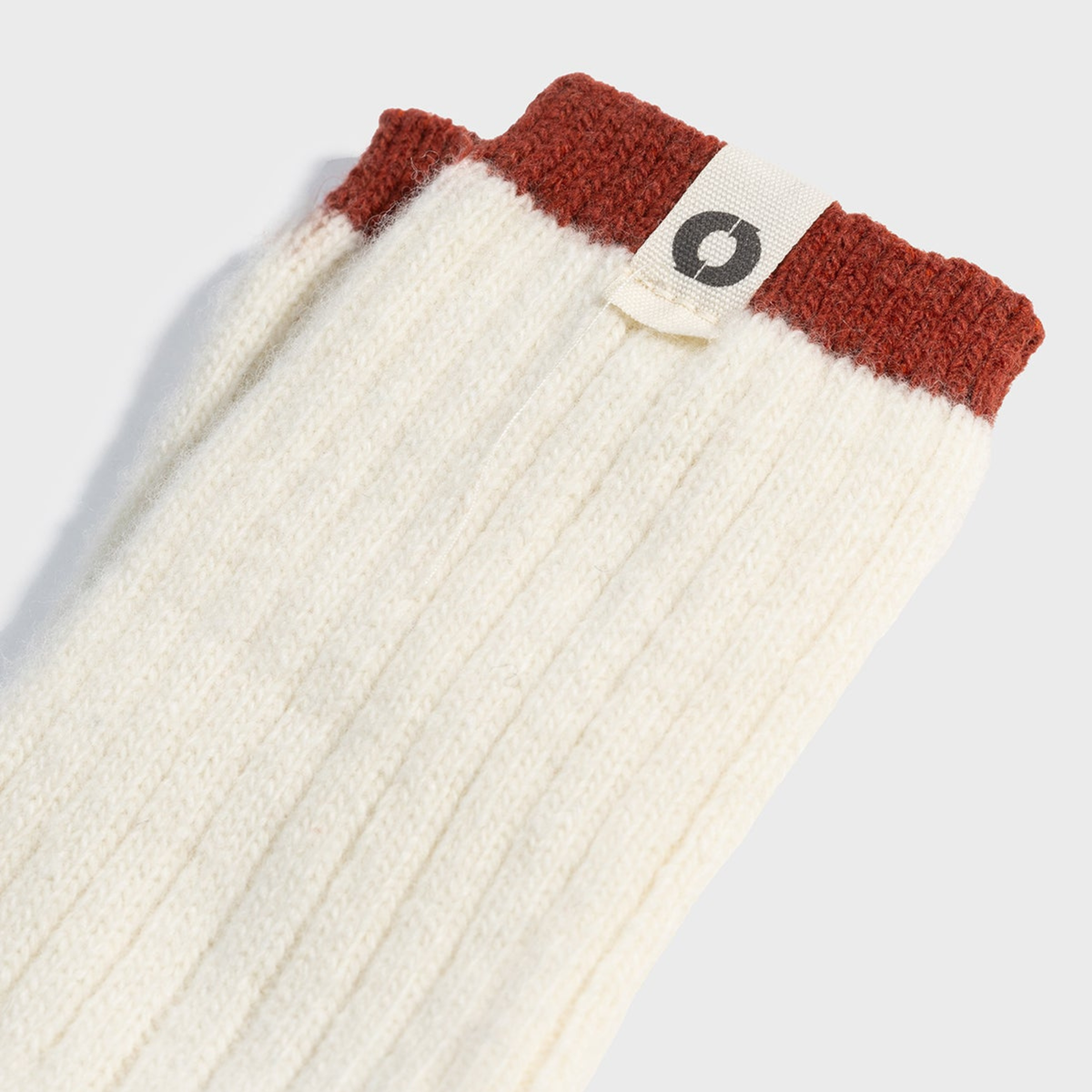 ECOALF || CONTRASTE SOCKS LOW OFF WHITE 001
