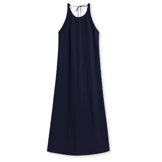 ECOALF || CROME DRESS WOMAN DARK NAVY