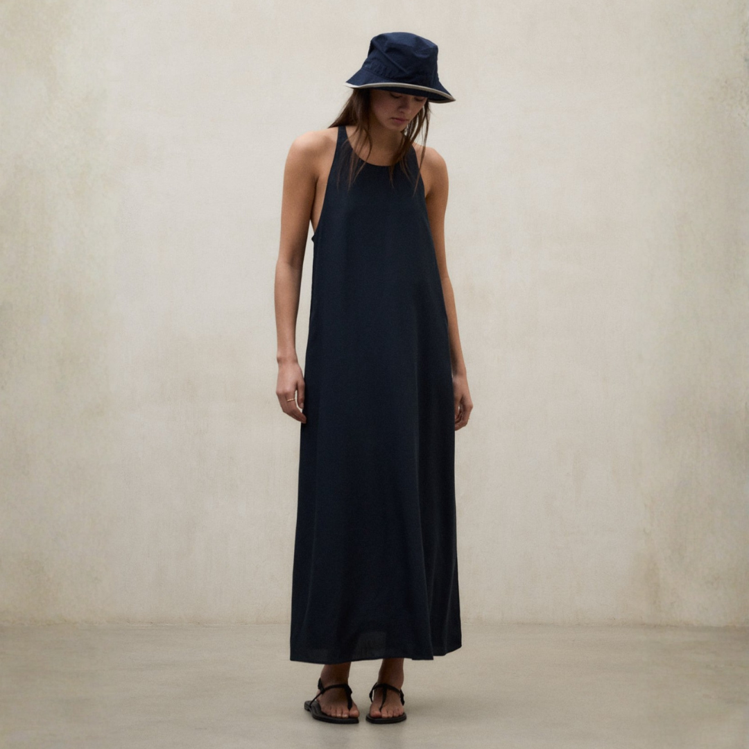 ECOALF || CROME DRESS WOMAN DARK NAVY