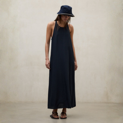 ECOALF || CROME DRESS WOMAN DARK NAVY
