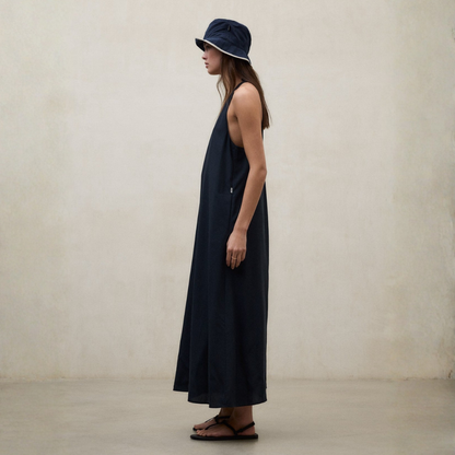 ECOALF || CROME DRESS WOMAN DARK NAVY
