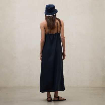 ECOALF || CROME DRESS WOMAN DARK NAVY