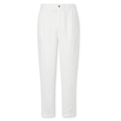 ECOALF || ETHIWIN LINEN PANTS MAN WHITE