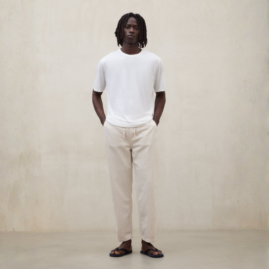 ECOALF || GINA PANTS MAN WASHED STONE