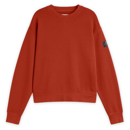 ECOALF || GODOY SWEATSHIRT WOMAN DARK ORANGE