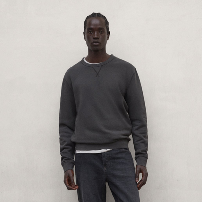 ECOALF || GOLA SWEATSHIRT MAN ASPHALT