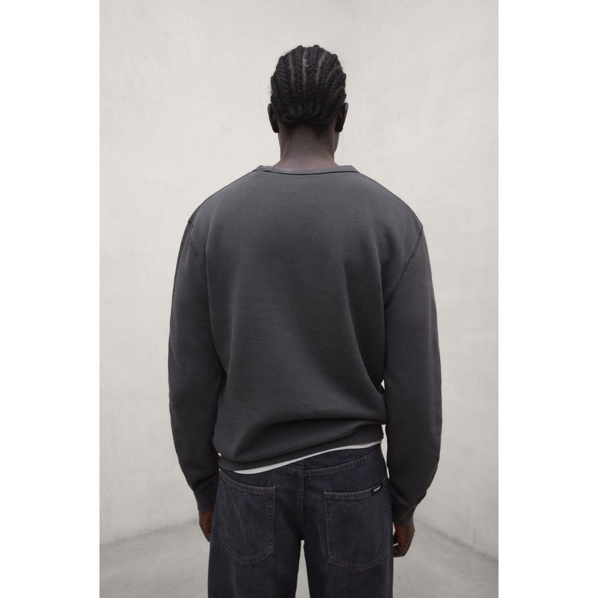 ECOALF || GOLA SWEATSHIRT MAN ASPHALT