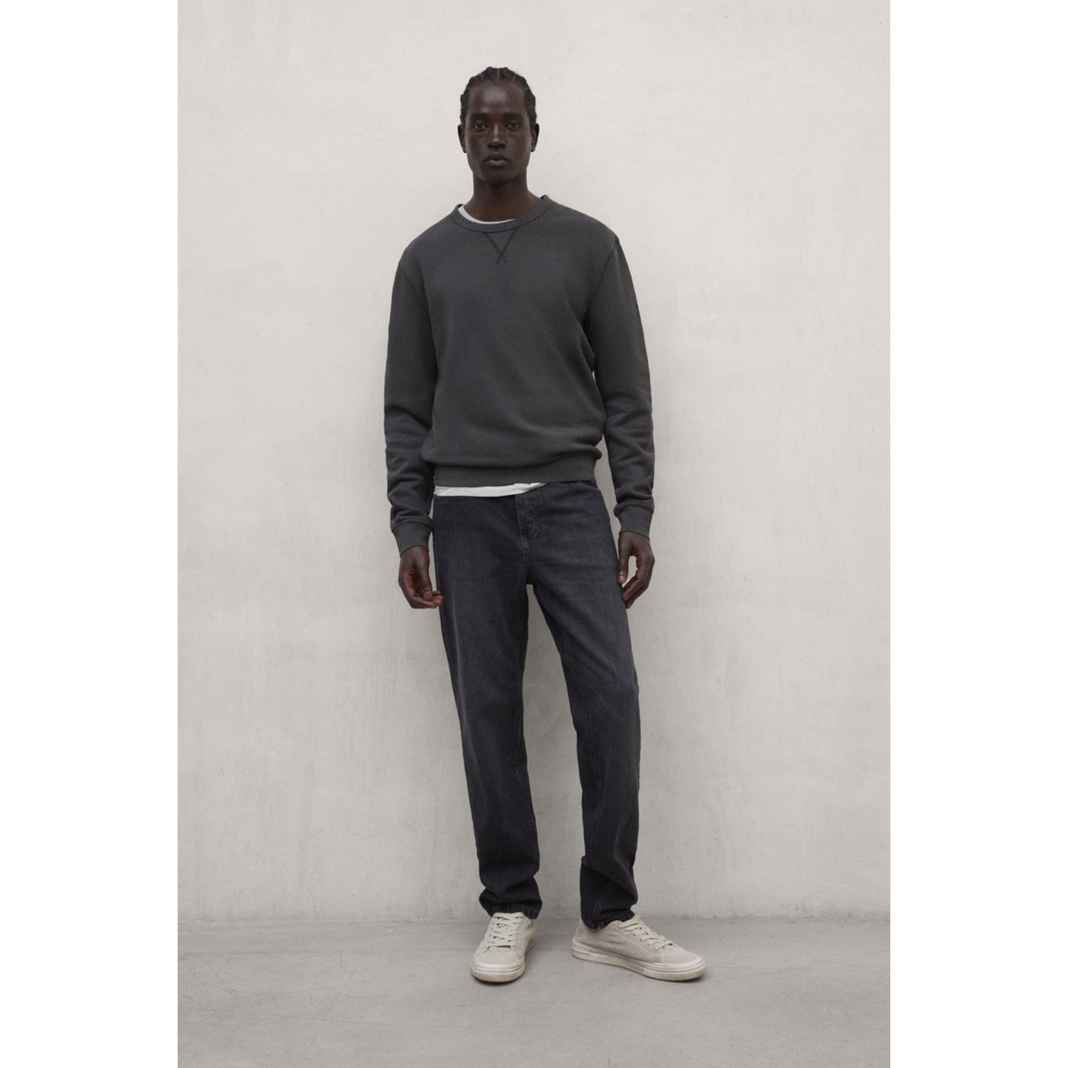 ECOALF || GOLA SWEATSHIRT MAN ASPHALT