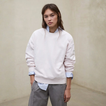 ECOALF || GOODY SWEATSHIRT WOMAN LIGHT PINK