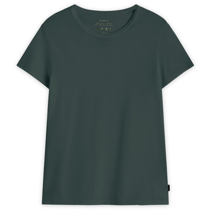 ECOALF || KEILE T-SHIRT WOMAN DARK KHAKI