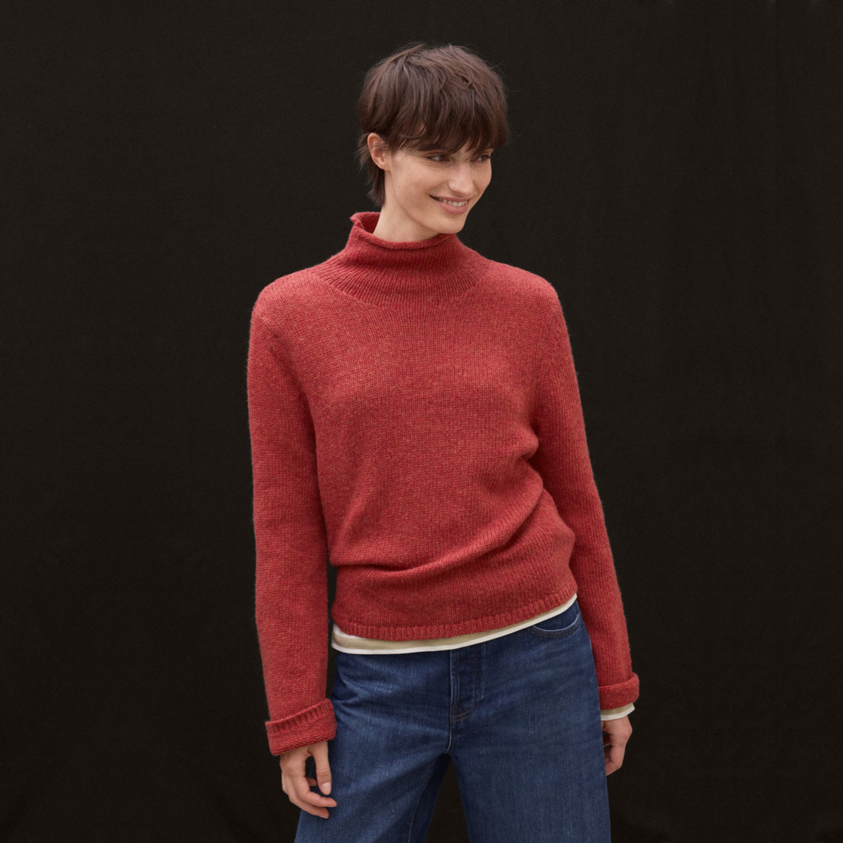 ECOALF || KIRA KNIT DARK ORANGE WOMAN