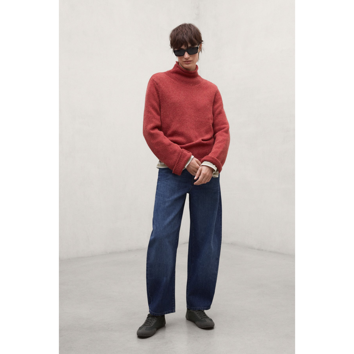 ECOALF || KIRA KNIT DARK ORANGE WOMAN