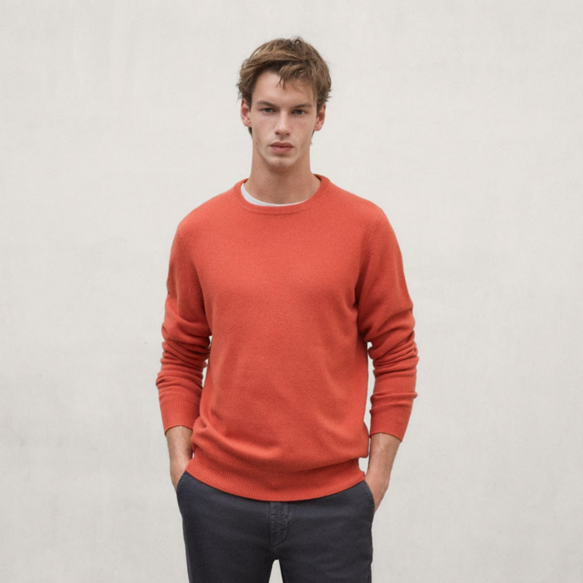 ECOALF || LAGUNA KNIT MAN  BURNED ORANGE