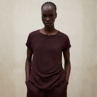 ECOALF || LANE T-SHIRT WOMAN COCOA