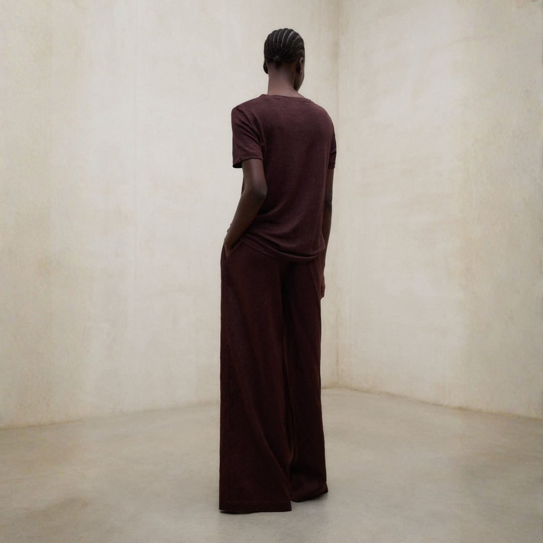 ECOALF || LANE T-SHIRT WOMAN COCOA
