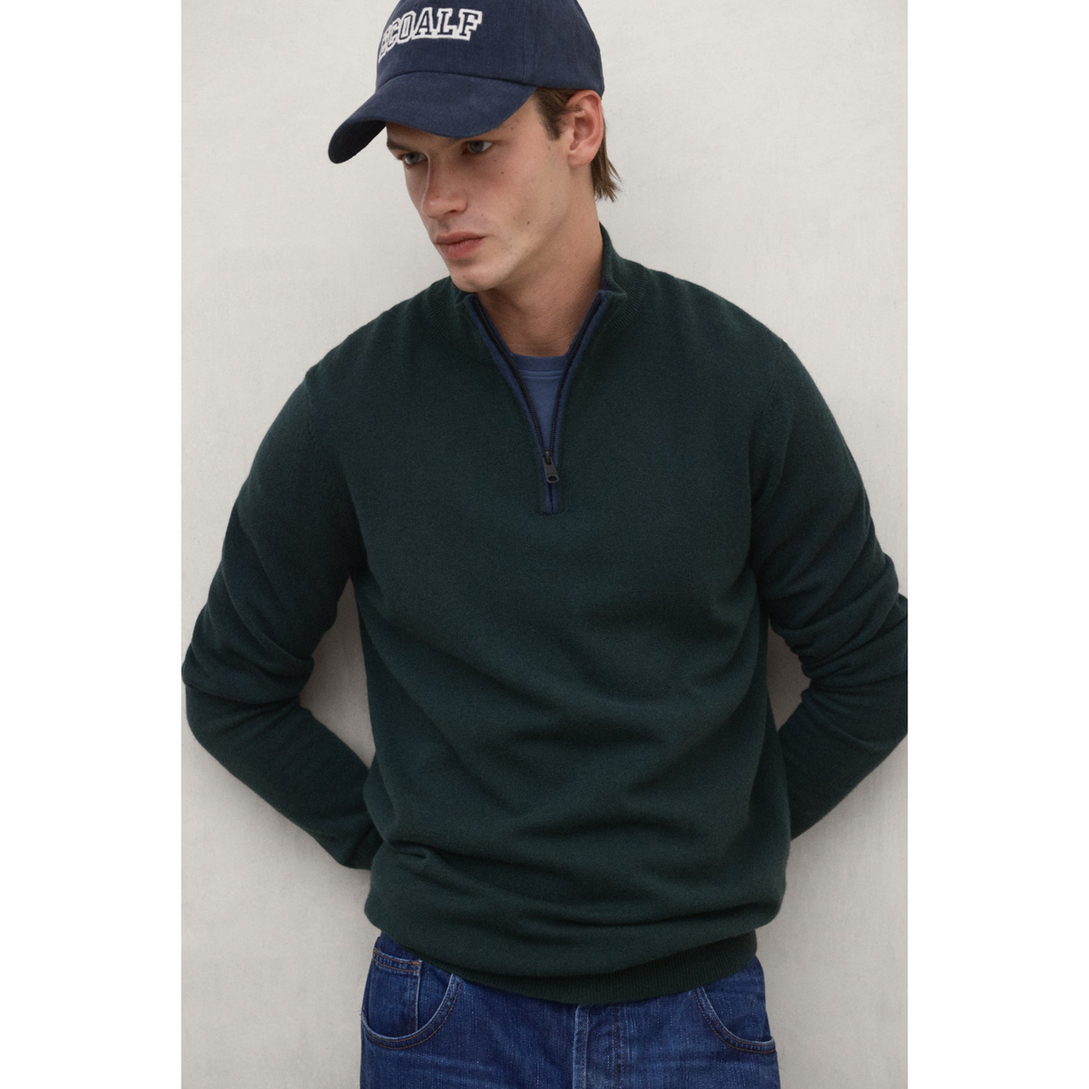 ECOALF || LARCH KNIT MAN CYPRESS