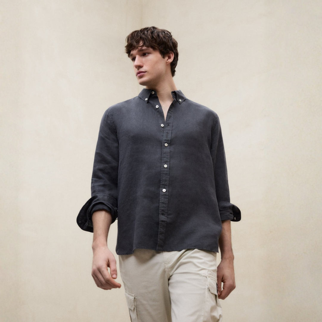 ECOALF || MALIBU SHIRT MAN ASPHALT