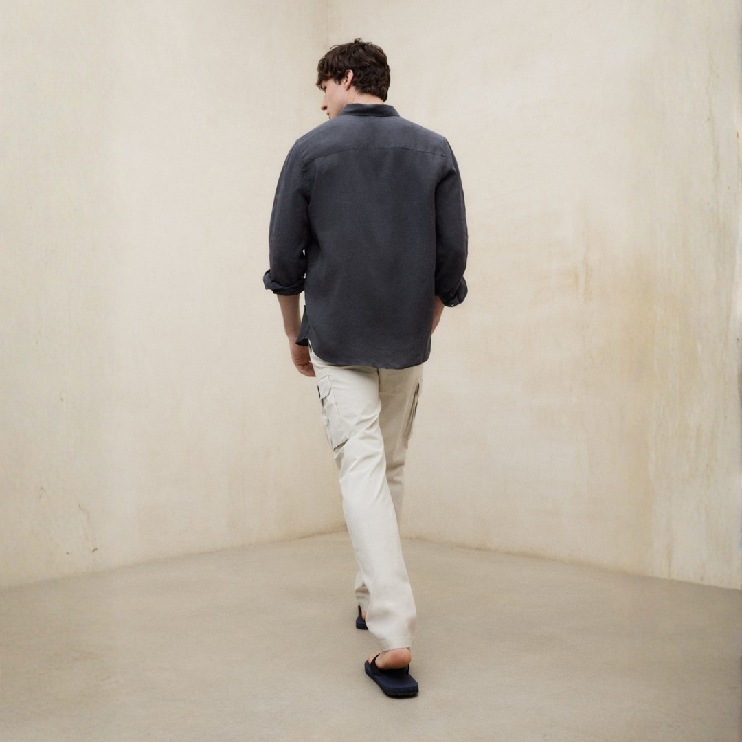 ECOALF || MALIBU SHIRT MAN ASPHALT