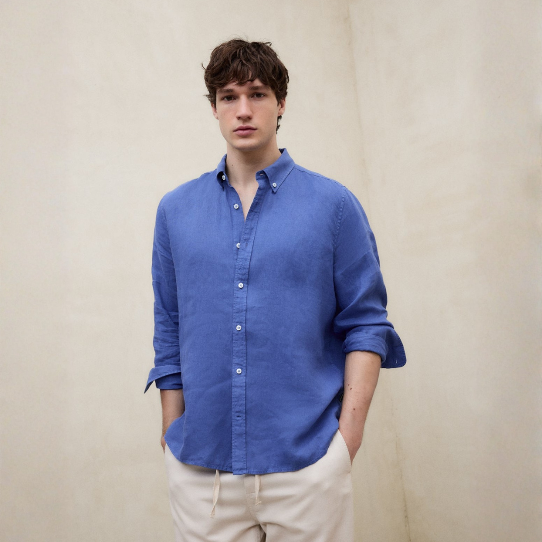 ECOALF || MALIBU SHIRT MAN PACIFIC BLUE