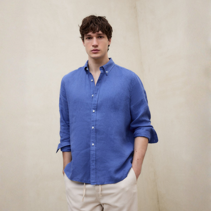ECOALF || MALIBU SHIRT MAN PACIFIC BLUE
