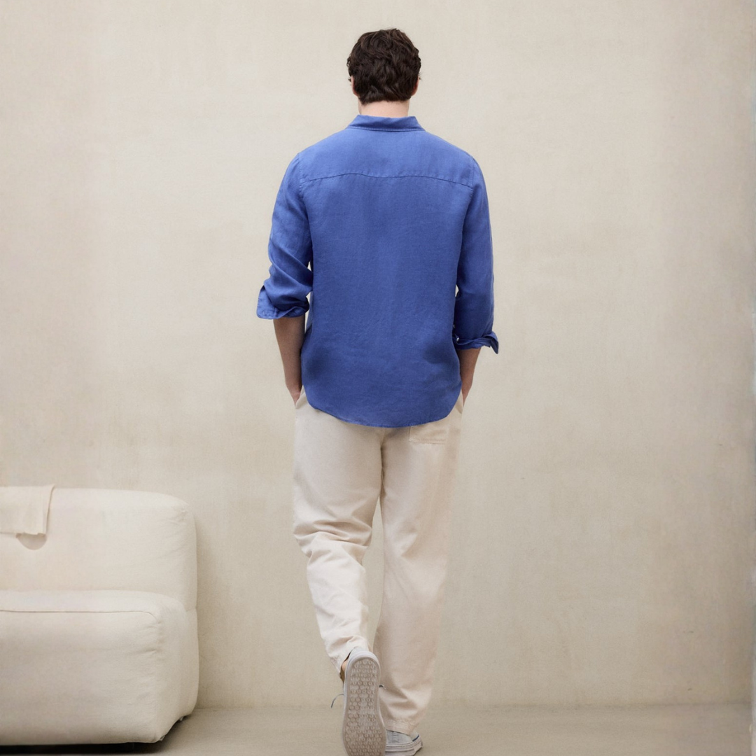 ECOALF || MALIBU SHIRT MAN PACIFIC BLUE