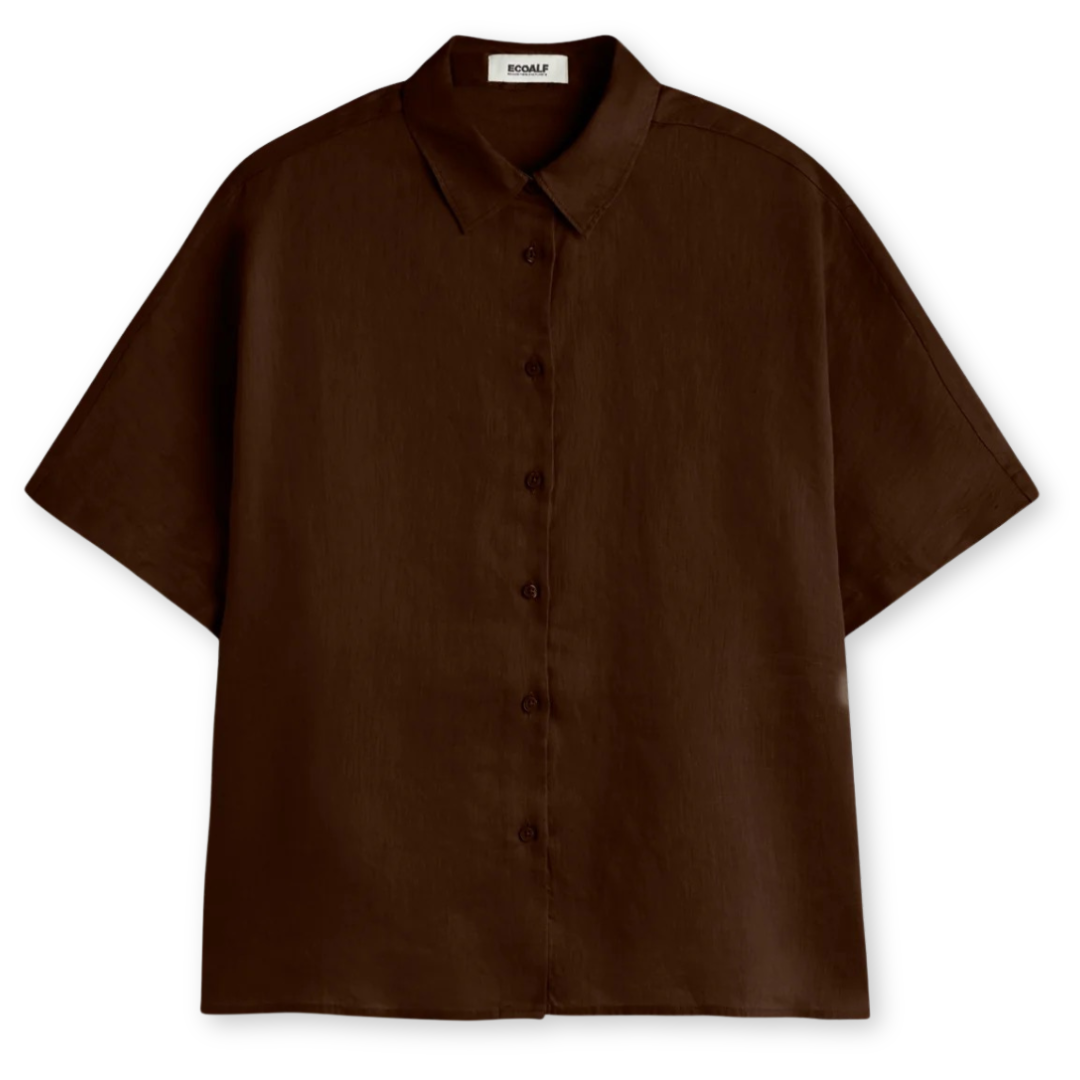 ECOALF || MELANIA SHIRT WOMAN COCOA