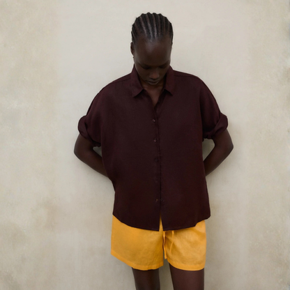 ECOALF || MELANIA SHIRT WOMAN COCOA