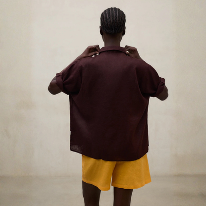 ECOALF || MELANIA SHIRT WOMAN COCOA