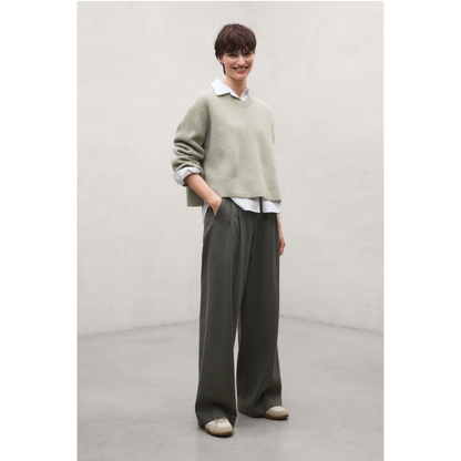 ECOALF || MIEL TEN COT PANTS WOMAN CHARCOAL KHAKI