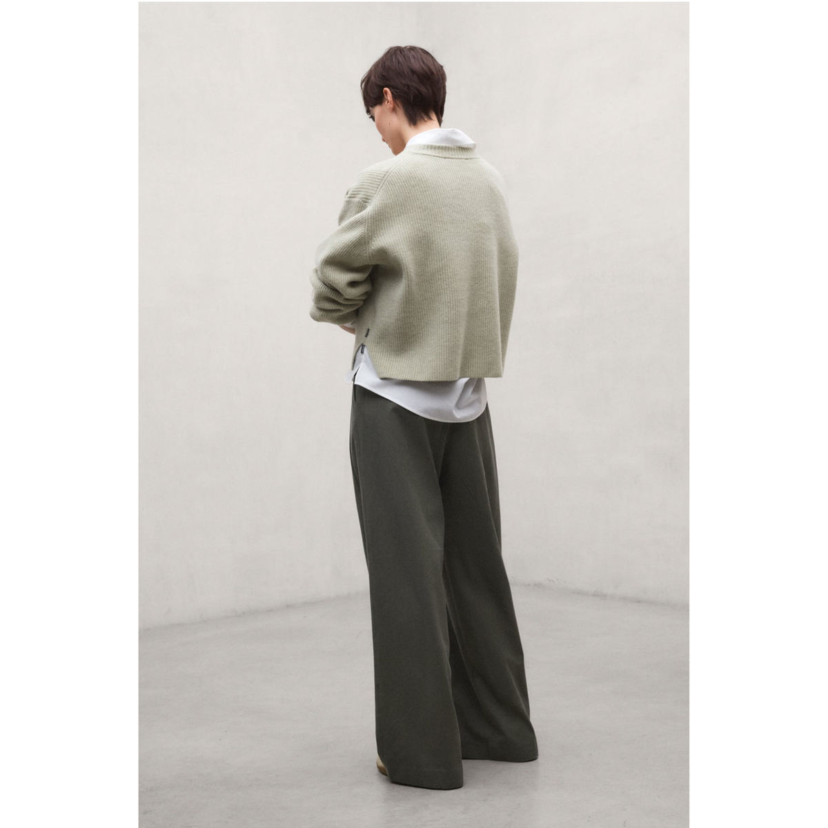ECOALF || MIEL TEN COT PANTS WOMAN CHARCOAL KHAKI