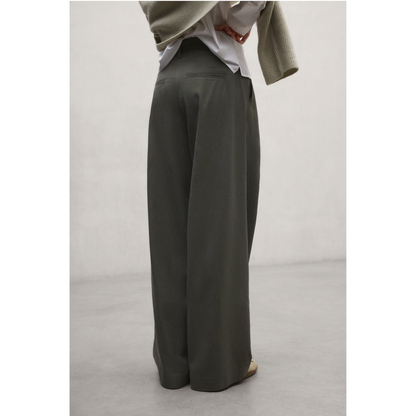 ECOALF || MIEL TEN COT PANTS WOMAN CHARCOAL KHAKI
