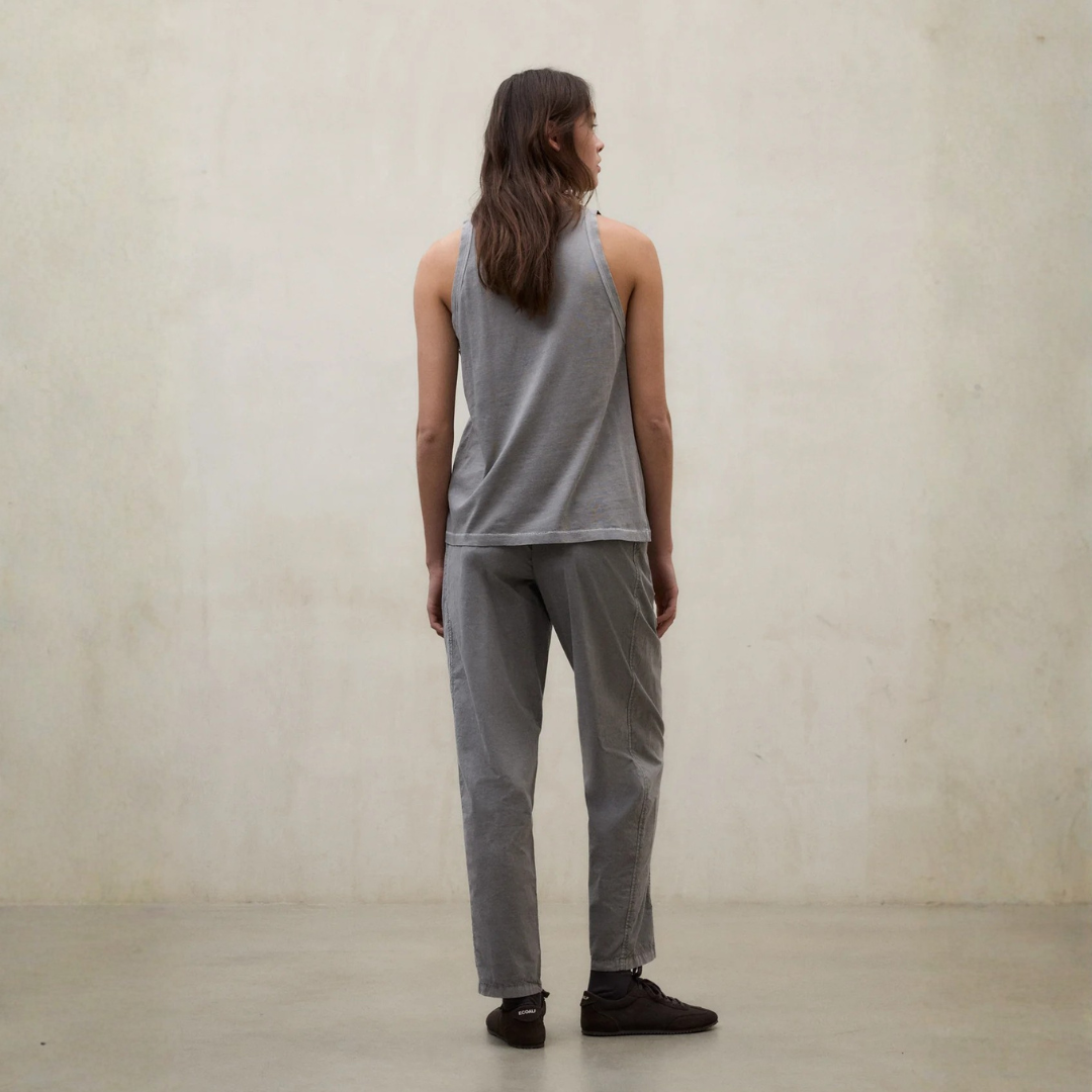 ECOALF || MINDEN T-SHIRT WOMAN CHARCOAL