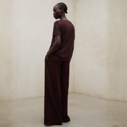 ECOALF || MOSSI PANTS WOMAN COCOA